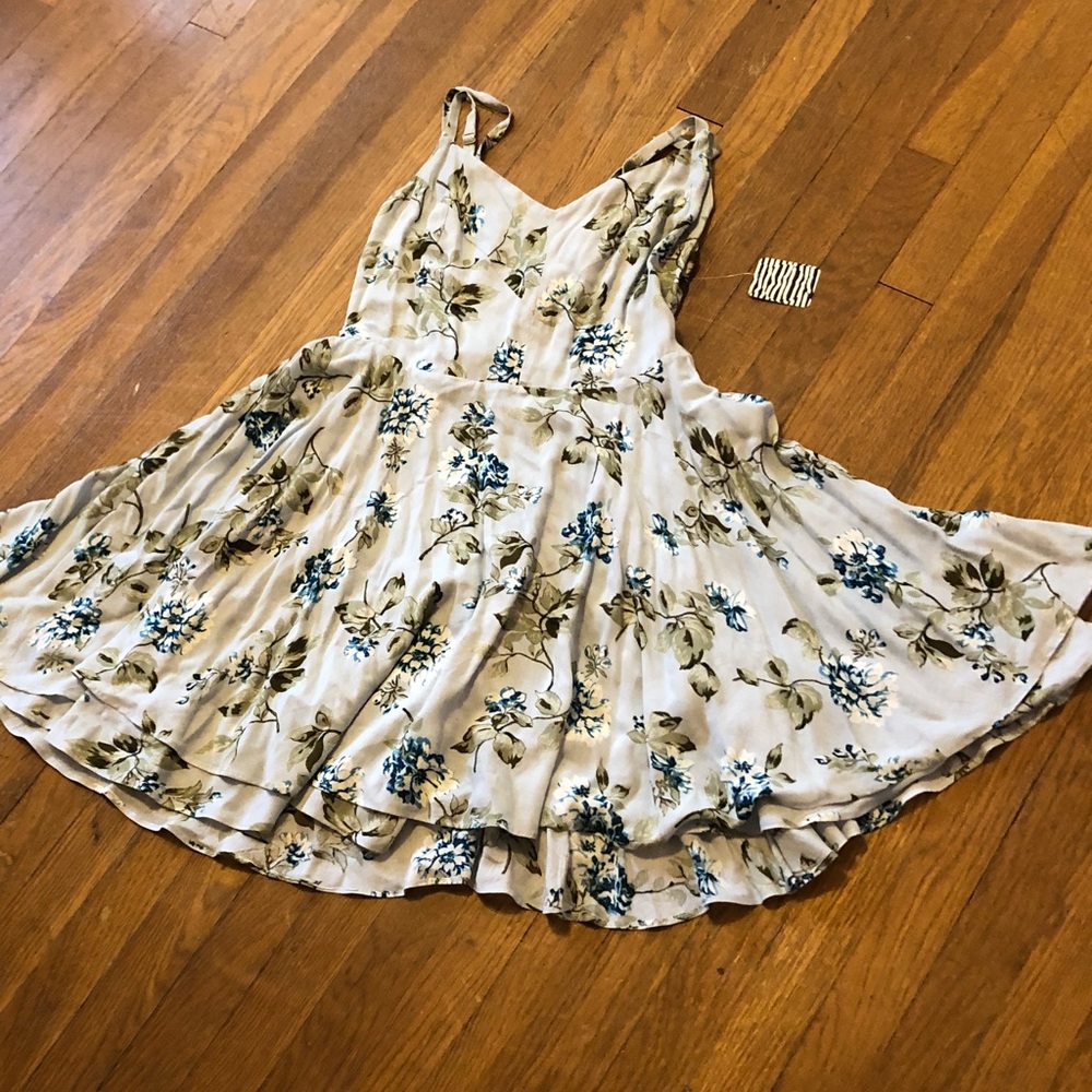 Urban outfitters blue floral dress